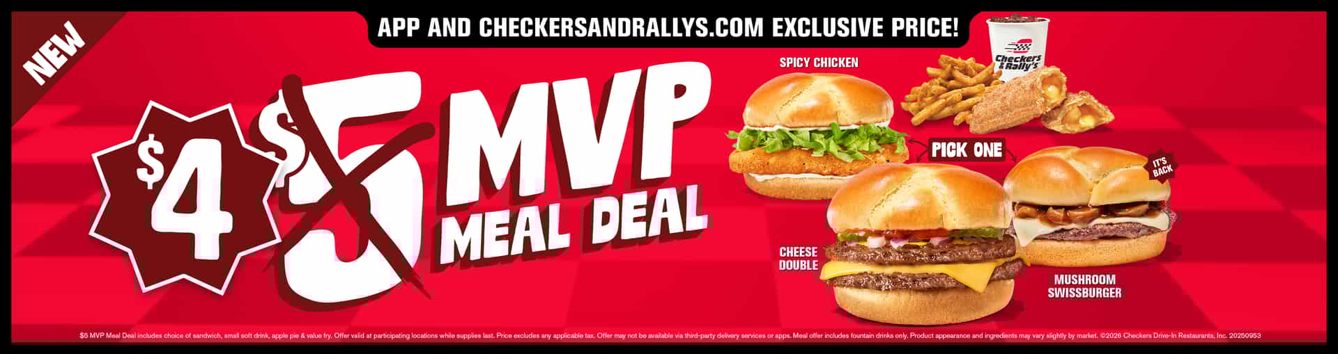 $4 MVP Meal Deal