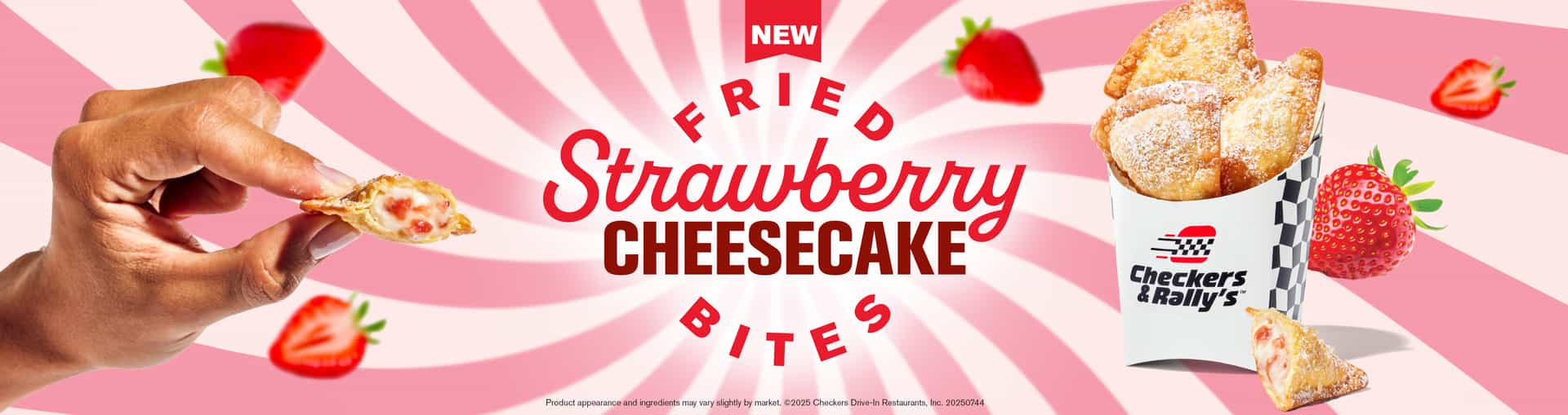 Fried Strawberry Cheesecake Bites