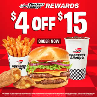 Rewards $4 off $15