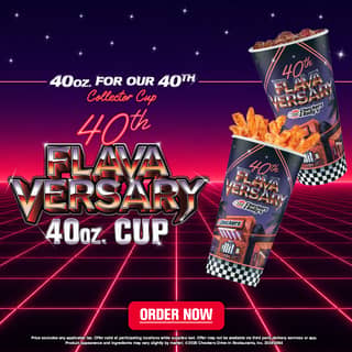 Flava Versary 40z cup & Fries