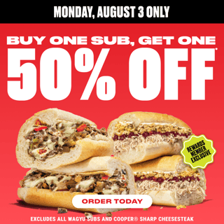 BOGO 50%