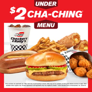 Under $2 Cha-Chung Menu
