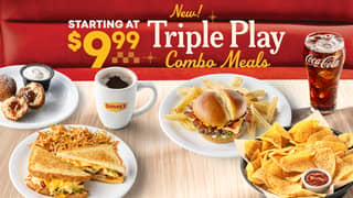 Triple Play Combo Meals Starting At $9.99