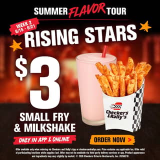 Summer Flavor Tour - $3 Small Fry & Milkshake
