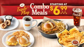 TRIPLE PLAY COMBO MEALS STARTING AT $6.99