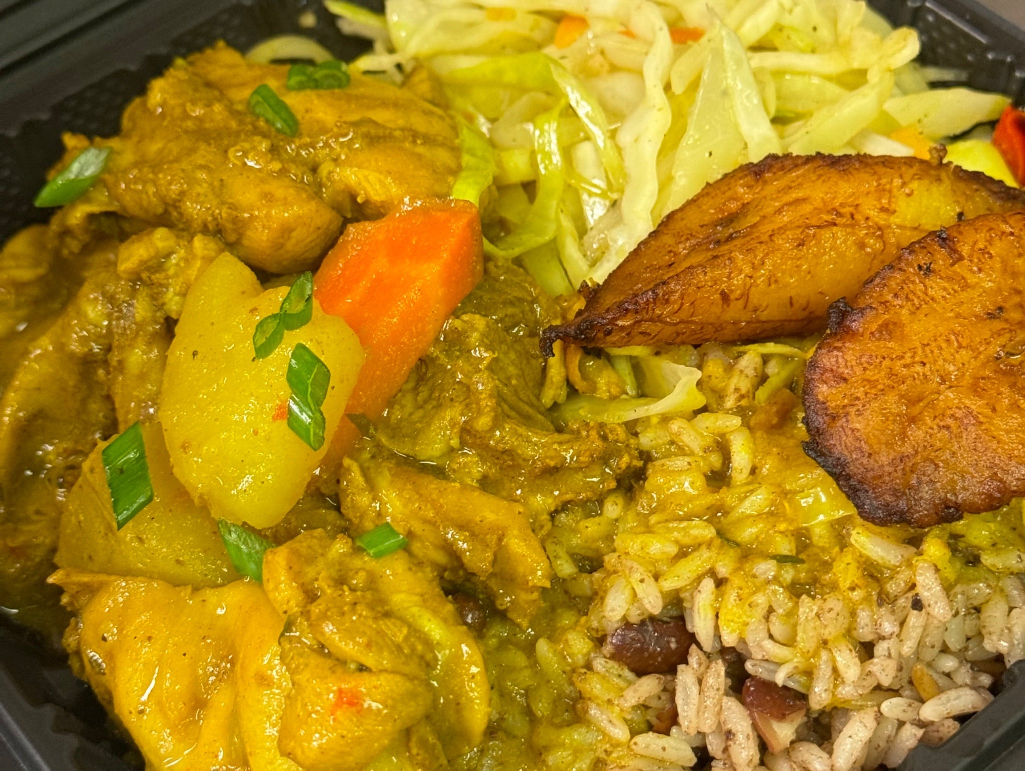 Curry Chicken meal bursting with aromatic spices