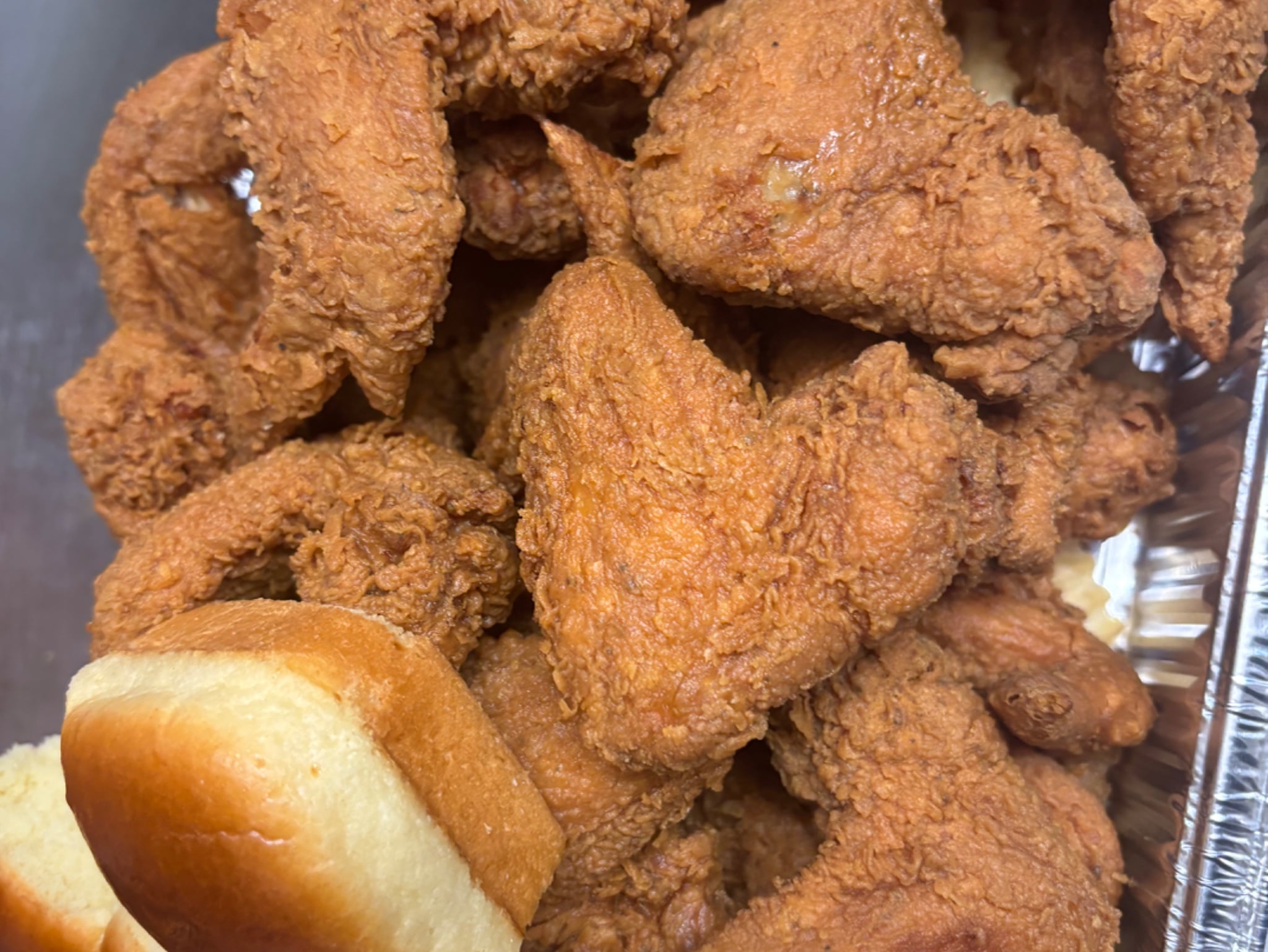 50 crispy fried wings tossed in signature sauce