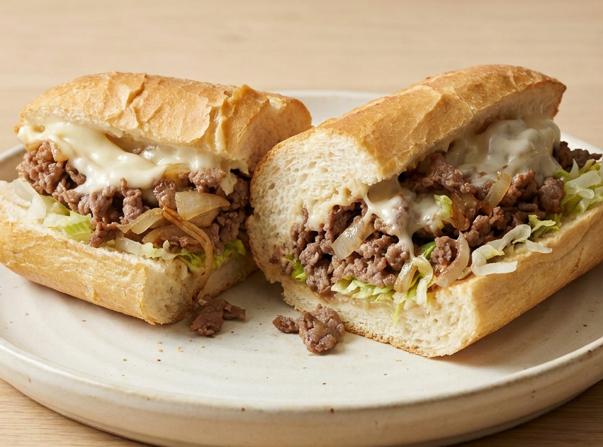 Steak & Cheese sandwich