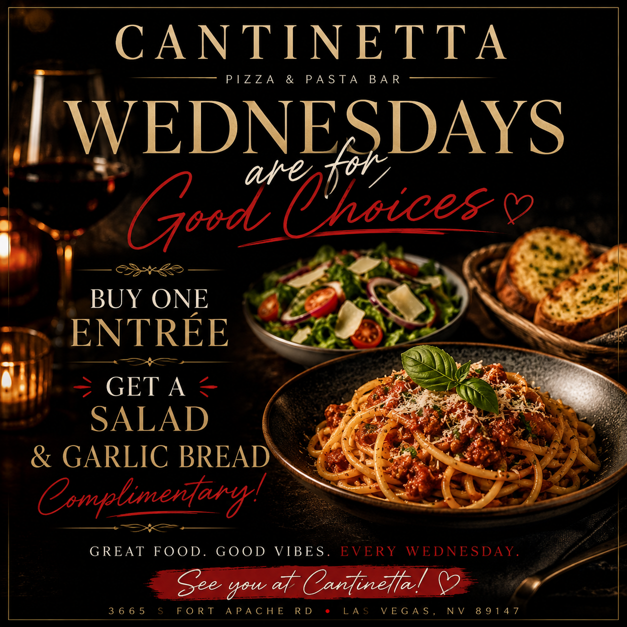 Wednesdays at Cantinetta