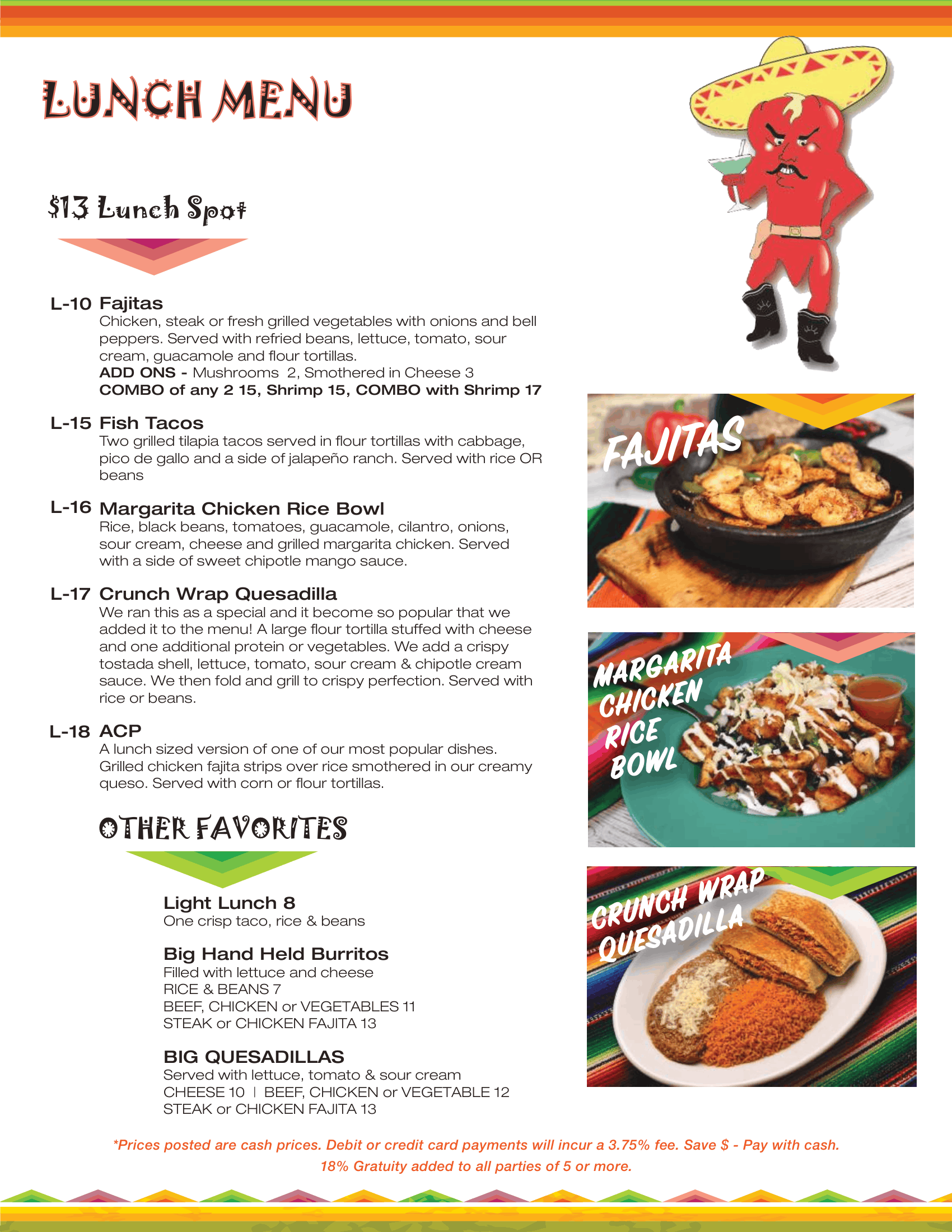 Menu item