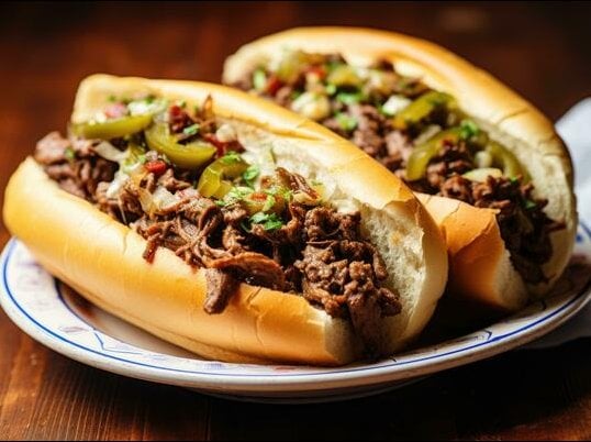 Bacon Steak & Cheese sandwich