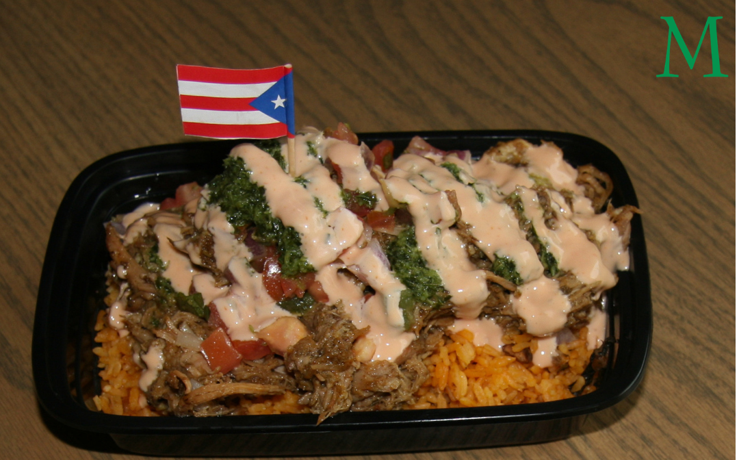 Colorful Puerto Rican dishes served at MofonGo Restaurant in Hartford CT