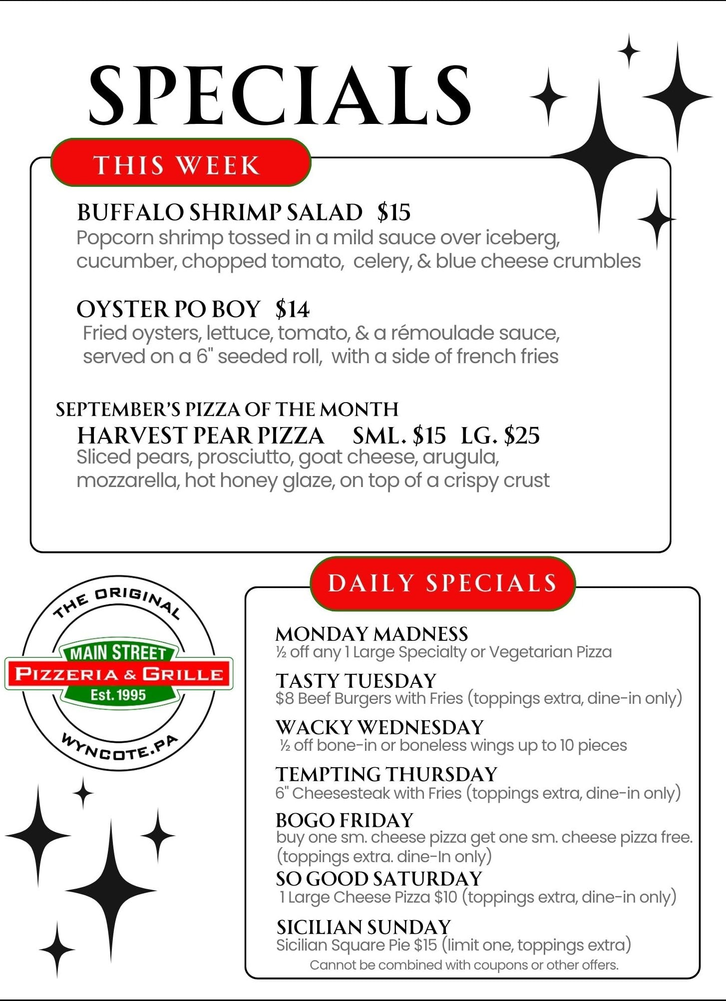 Specials July 13th - 19th