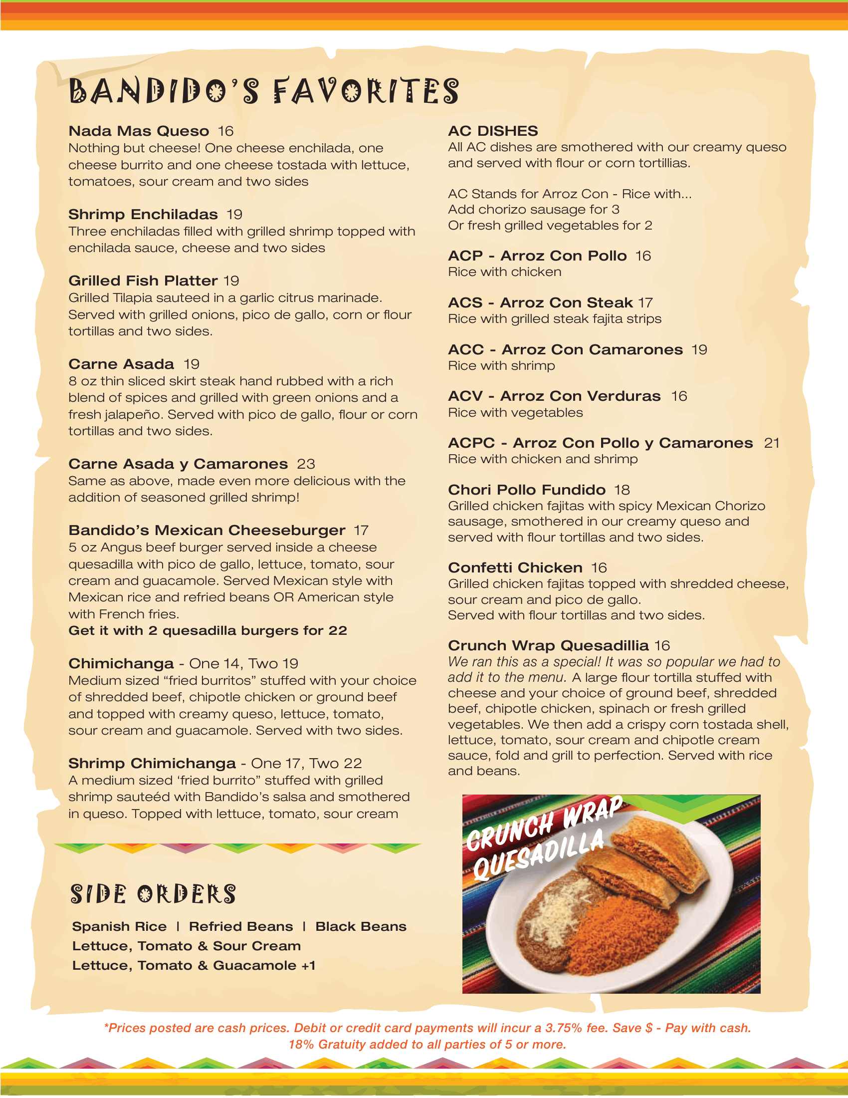 Menu item
