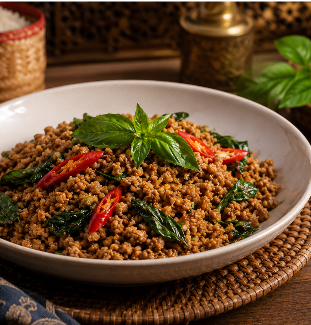 Sauteed Basil (Ga-Prow)